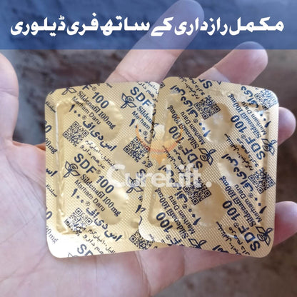 Original 100mg Irani SDF Tablets by M@rham Daru - Sildenafil 100mg (Better than Viagra)